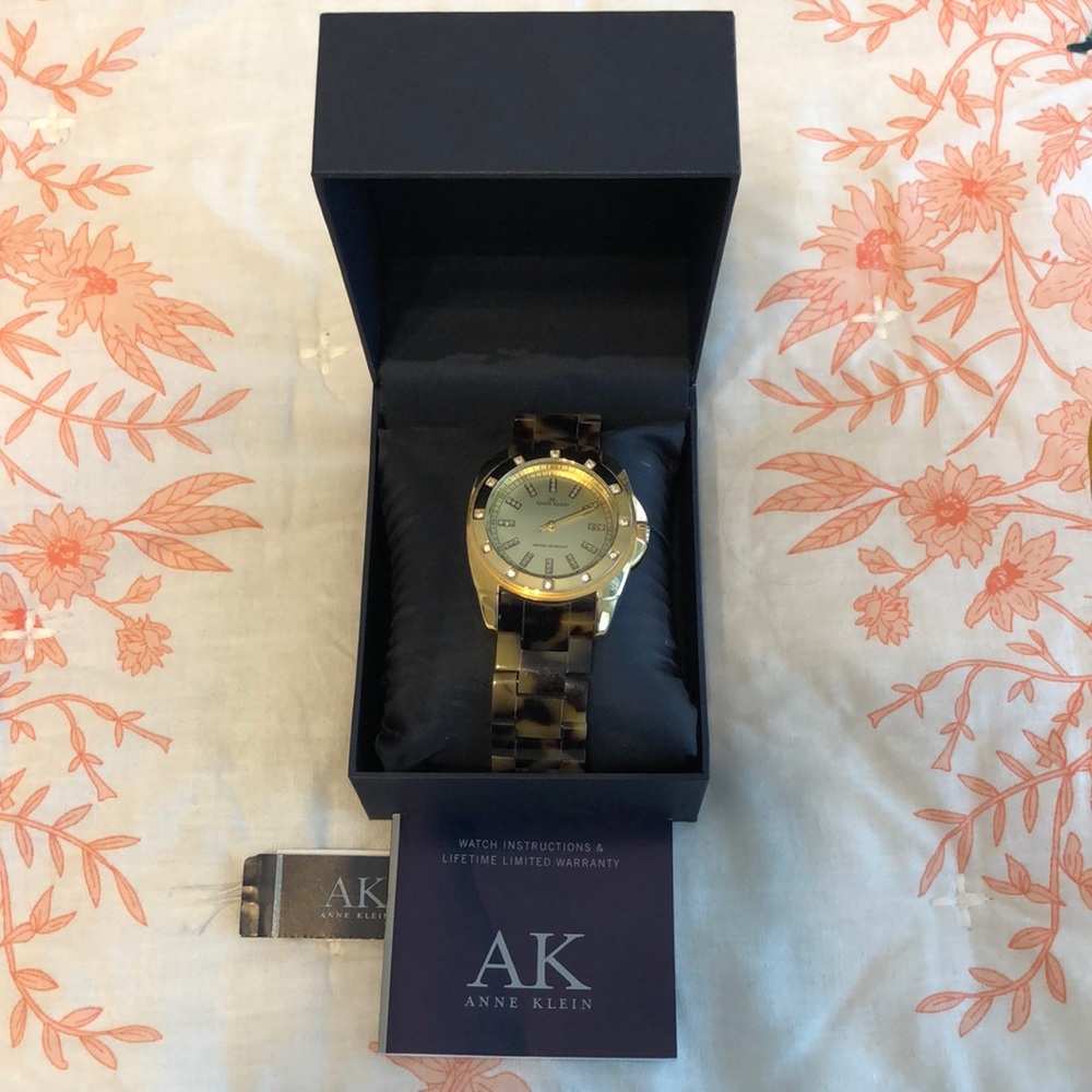 Anne Klein Tortoise Shell Watch